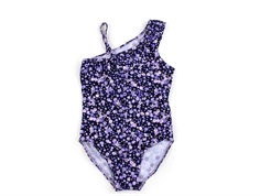 Name It purple rose one shoulder swimsuit